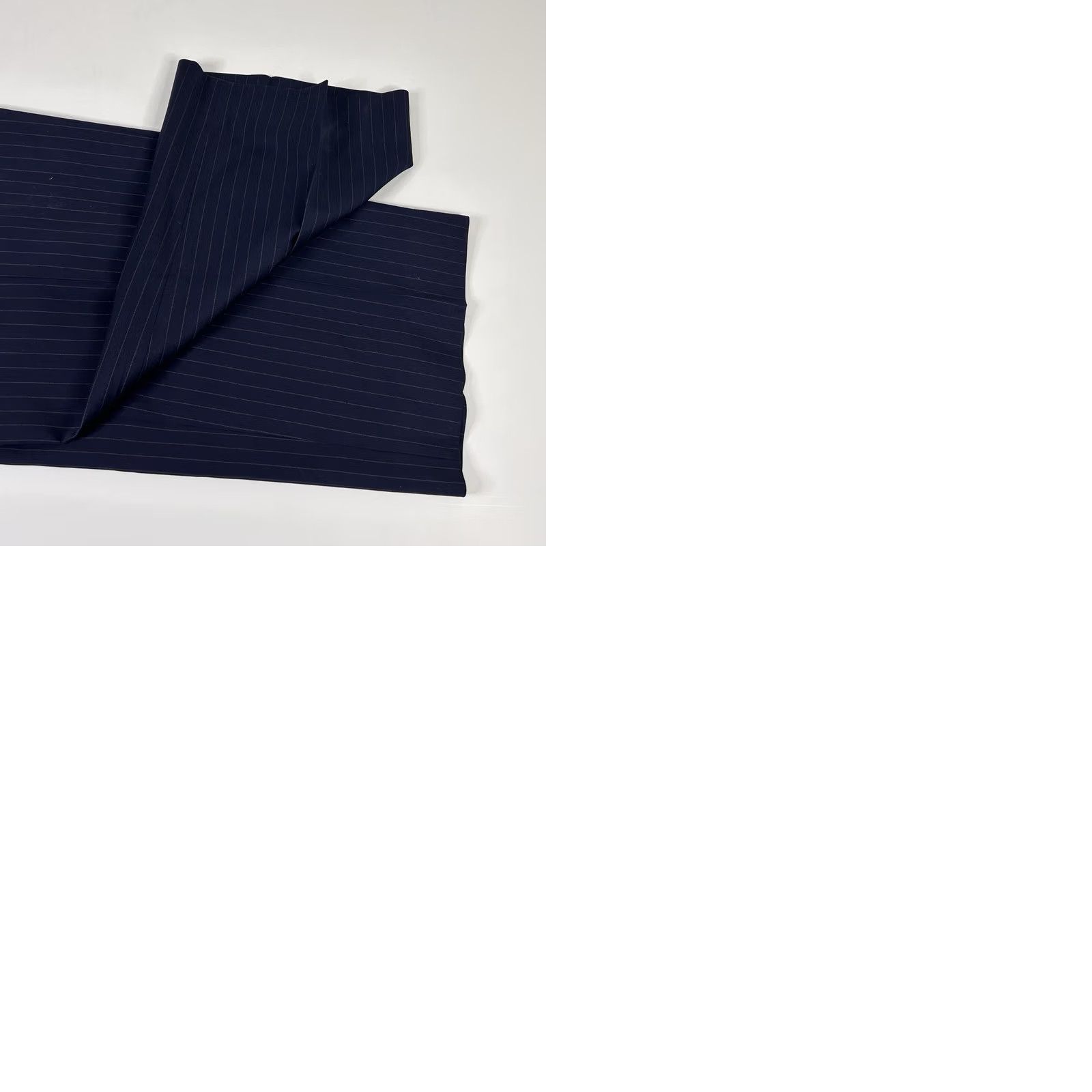 Michael Kors Michael Kors 44L Suit 36x30 Flat Front Navy Pinstriped Wool Two Button Vented Mens Regular 2 Piece Wool Suit Blue Pinstriped Navy 44L Mens Suit Size 44R - 9 Thumbnail