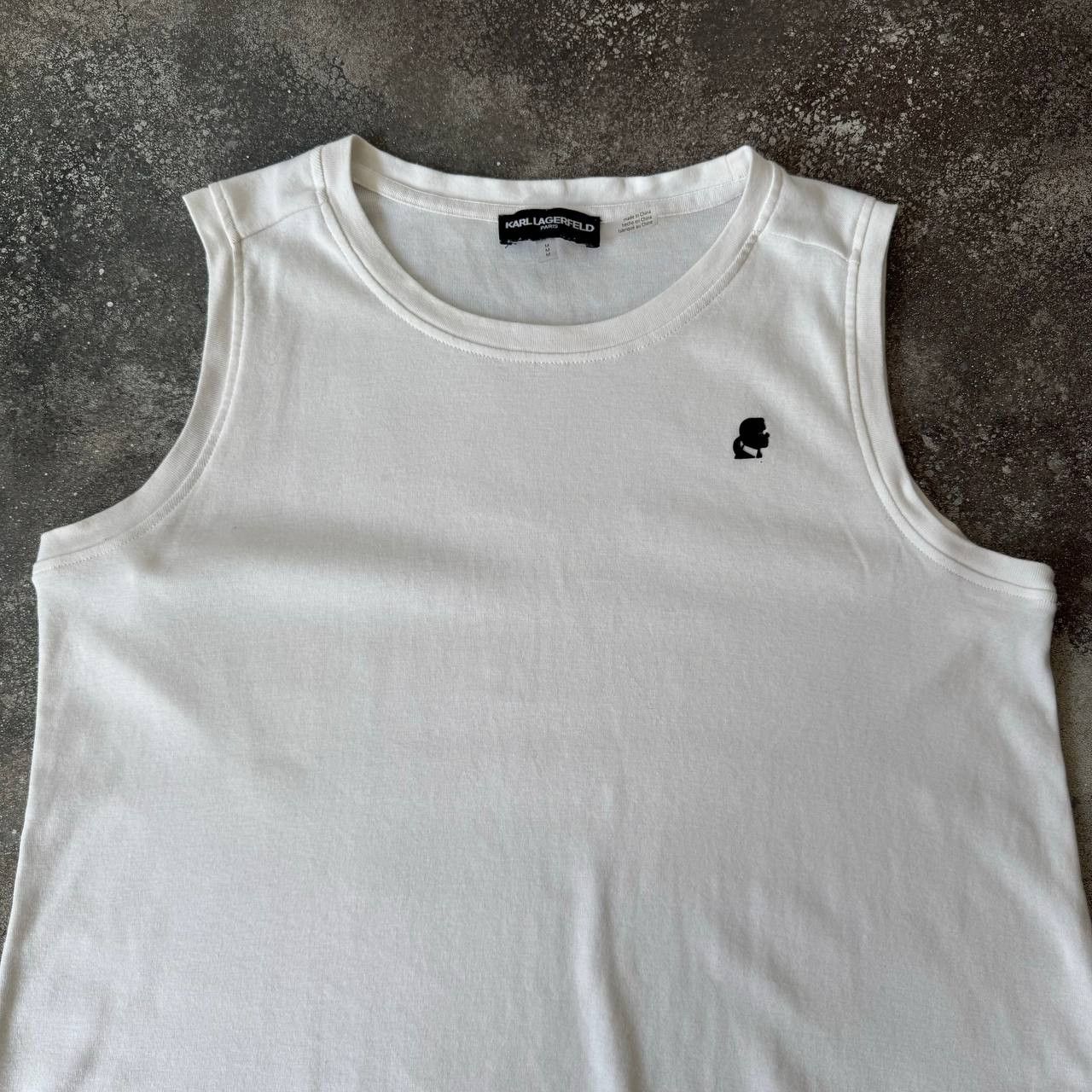 Designer × Karl Lagerfeld Karl Lagerfeld Paris Amazing Tank Top Size M / US 6-8 / IT 42-44 - 3 Thumbnail