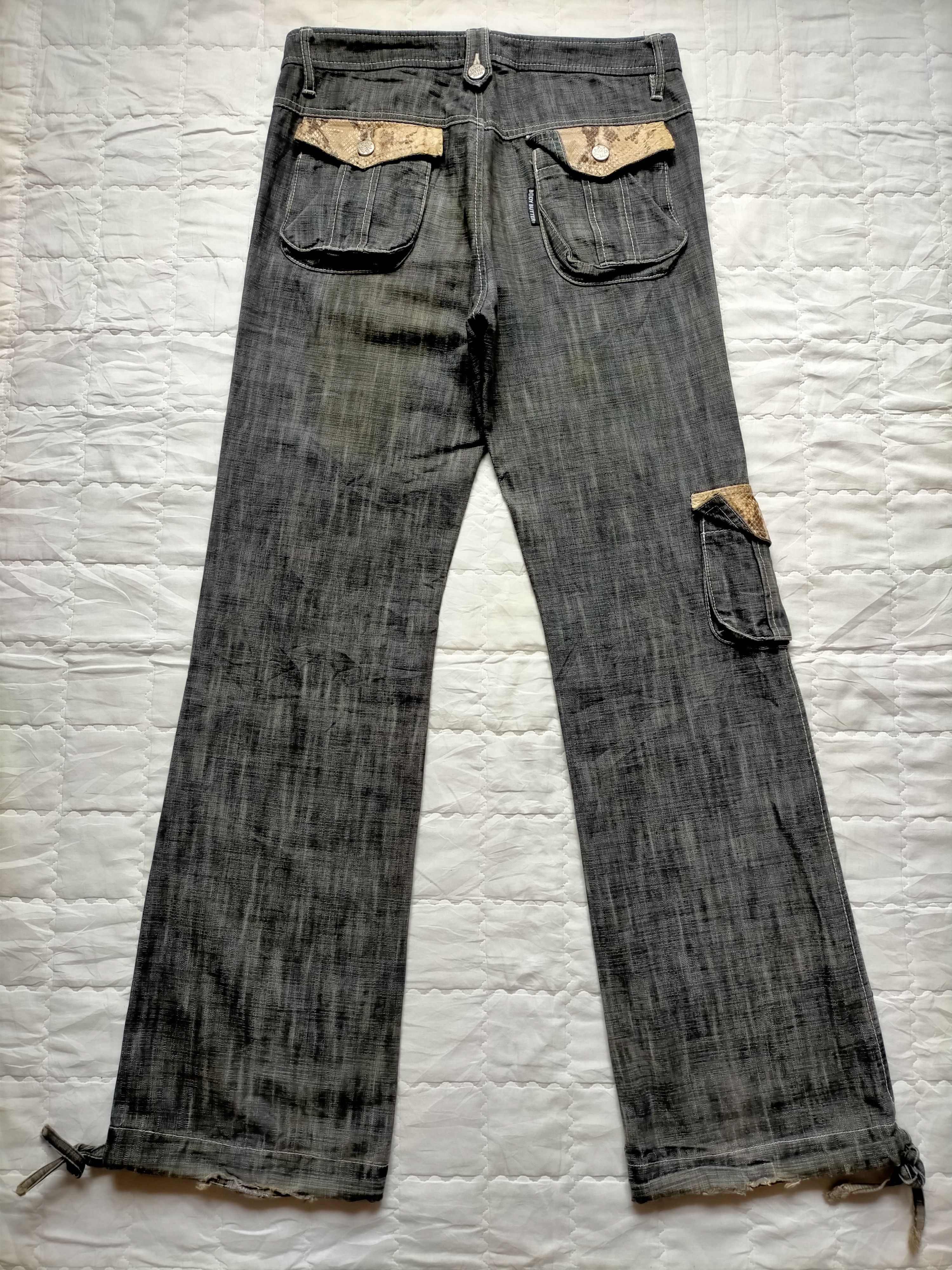 Le Grande Bleu (L.G.B.) Flare Jeans Body Butter Black Jeans Size US 30 / EU 46 - 2 Thumbnail
