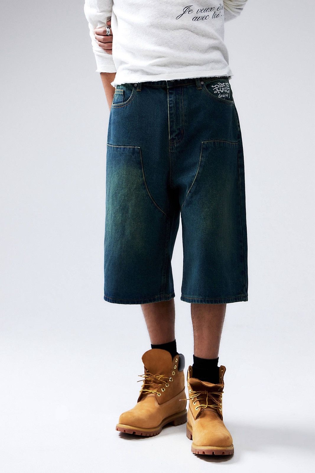 Ed Hardy Ed Hardy x Urban Outfitters shorts denim 1971 mens jeans Size US 32 / EU 48 - 2 Thumbnail