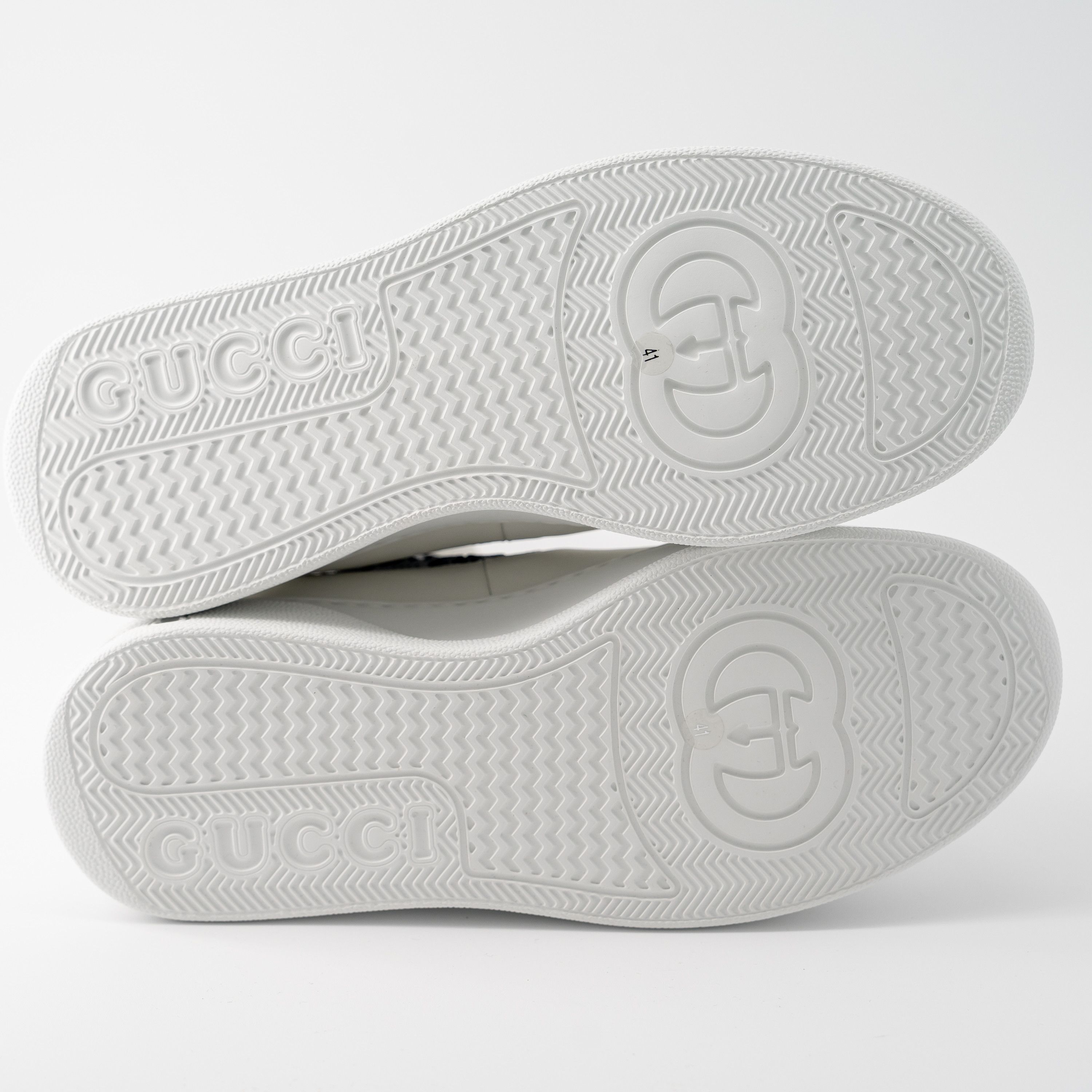 Gucci 41G - Gucci GG Panelled Jersey Leather Boots White Black Size US 11 / IT 41 - 4 Thumbnail