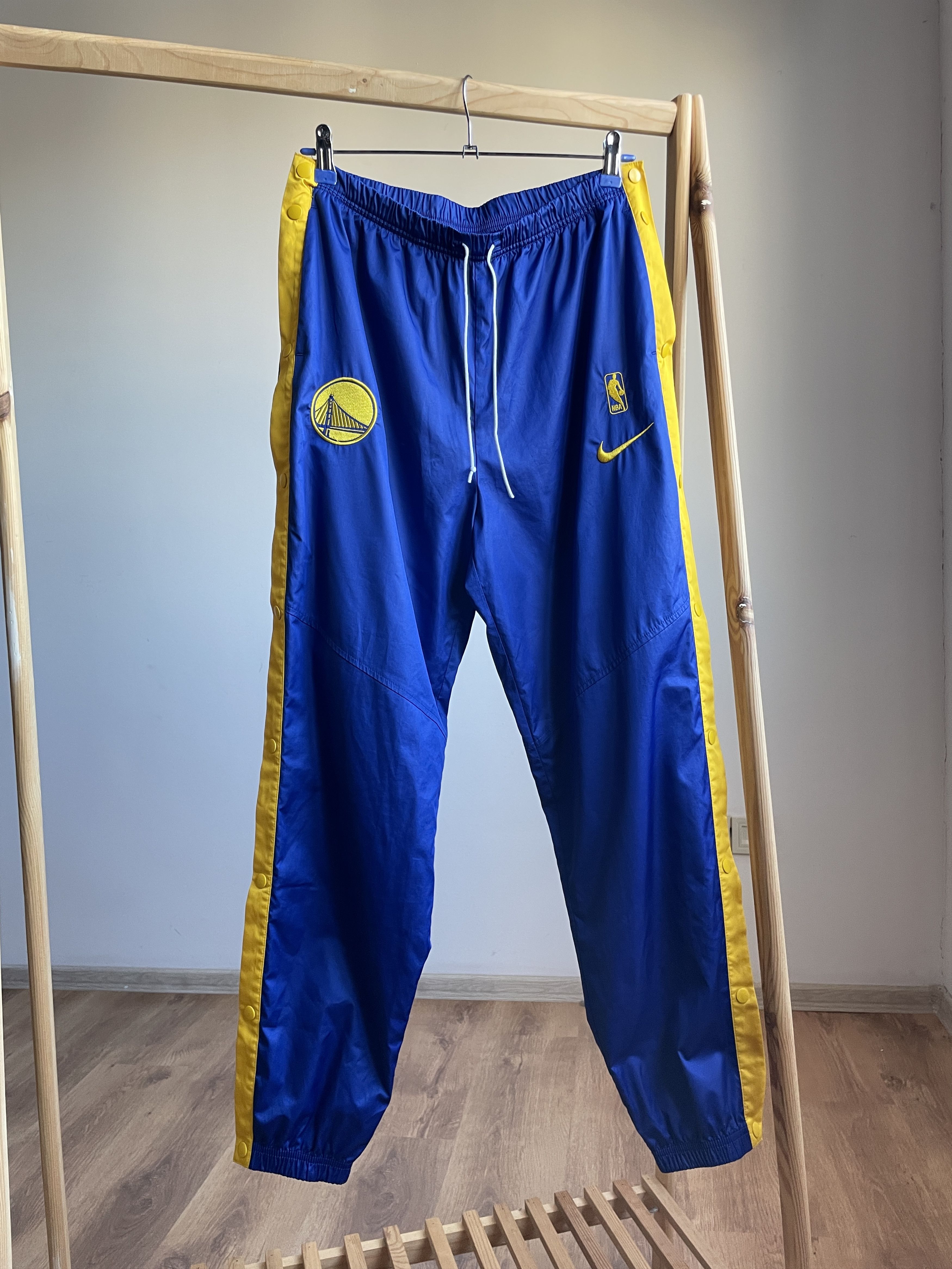 Nike Nike Golden State Warriors Tear Away Track Pants Size M Size US 32 / EU 48 - 1 Thumbnail