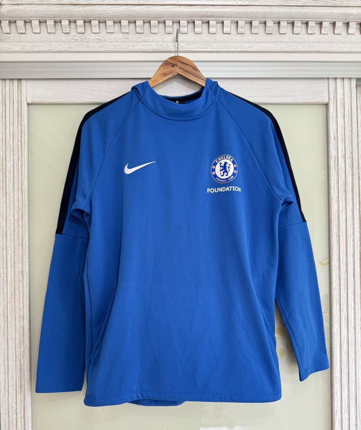 Nike Chelsea 2019-2020 Soccer Tracksuit Jacket Football Jersey Size US M / EU 48-50 / 2 - 1 Thumbnail