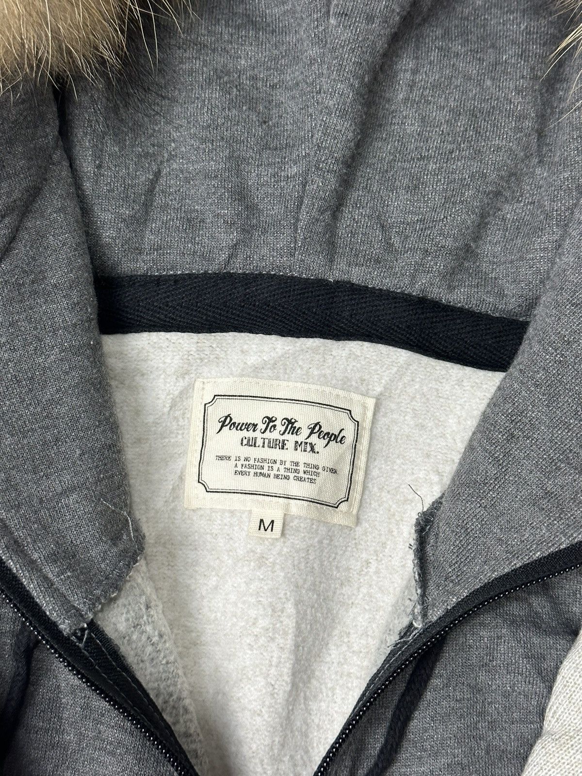 Tornado Mart Fur Hoodie Double Layer Zipper Powertothepeople lgb styled Size US M / EU 48-50 / 2 - 8 Thumbnail