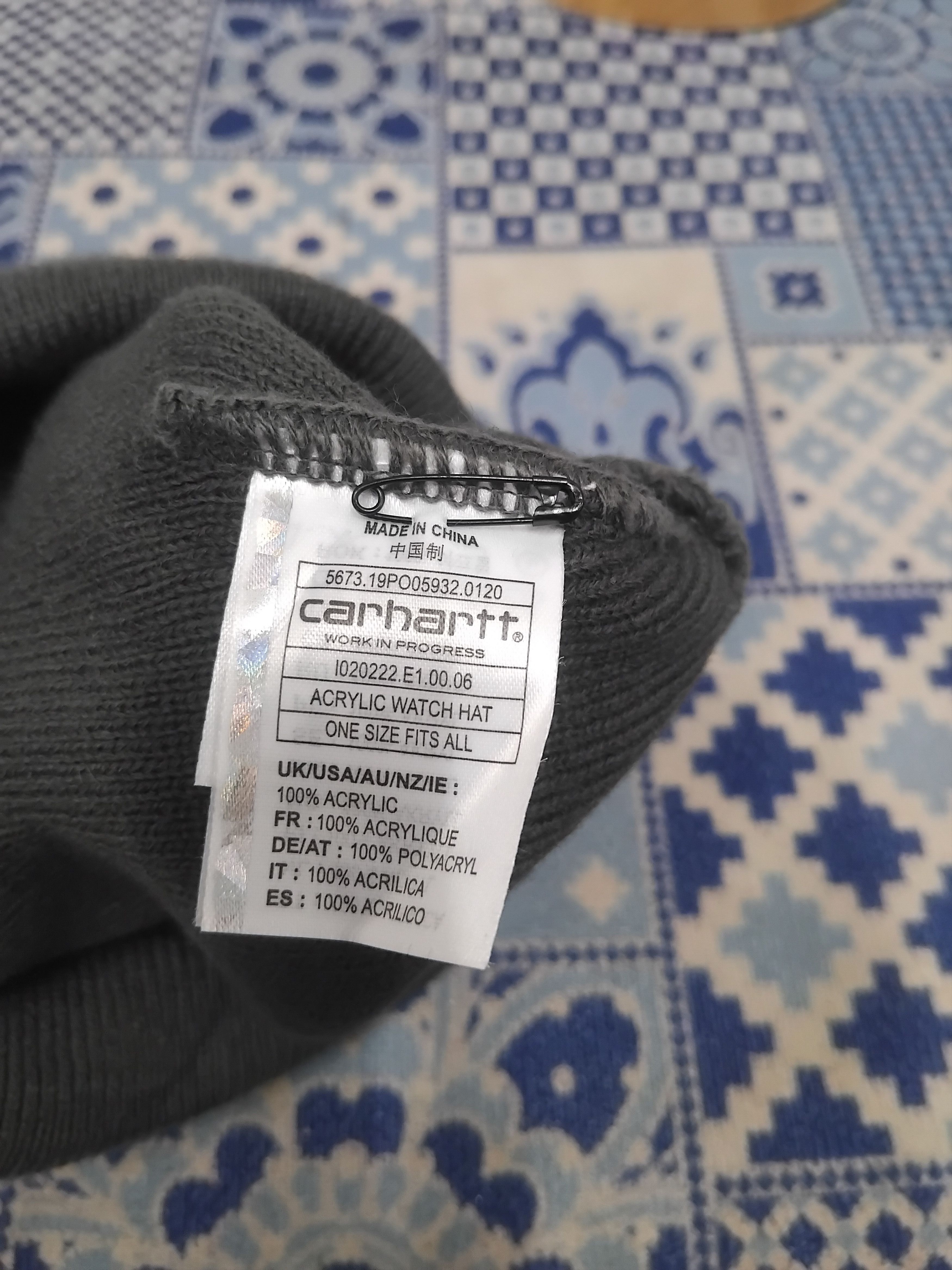 Carhartt 💥Carhatt grey colour streetwear beanie Size ONE SIZE - 2 Thumbnail
