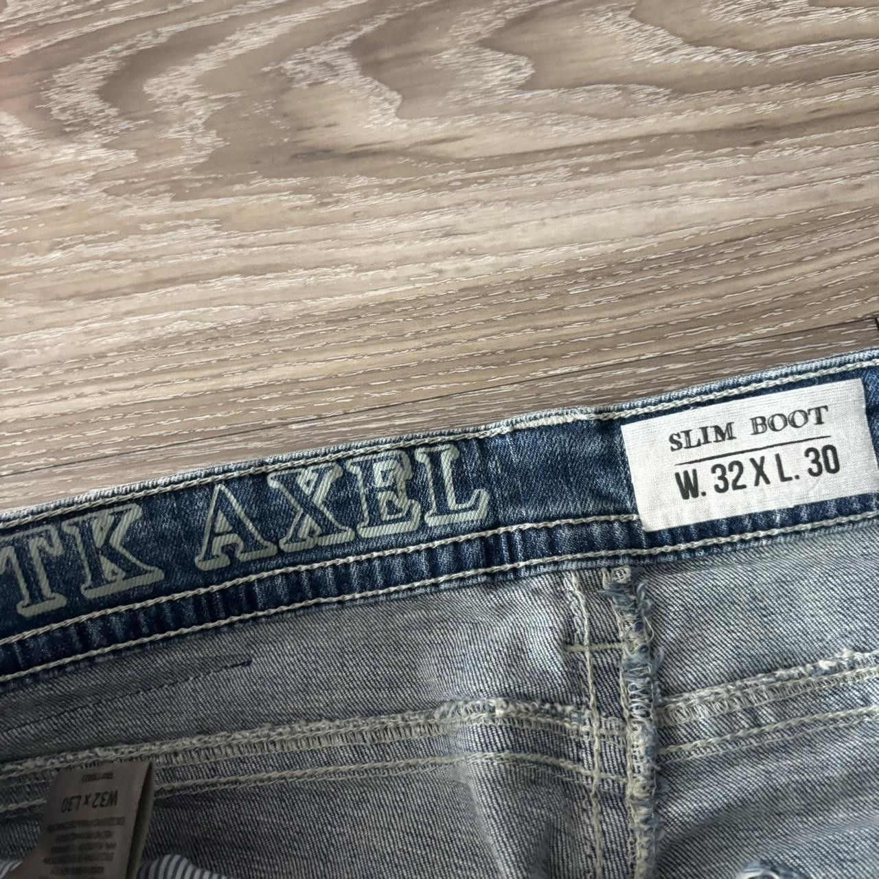 Japanese Brand Crazy Vintage Y2K/2000s Grunge Light Wash Skater Denim Jeans! 32x30 Size US 32 / EU 48 - 7 Thumbnail