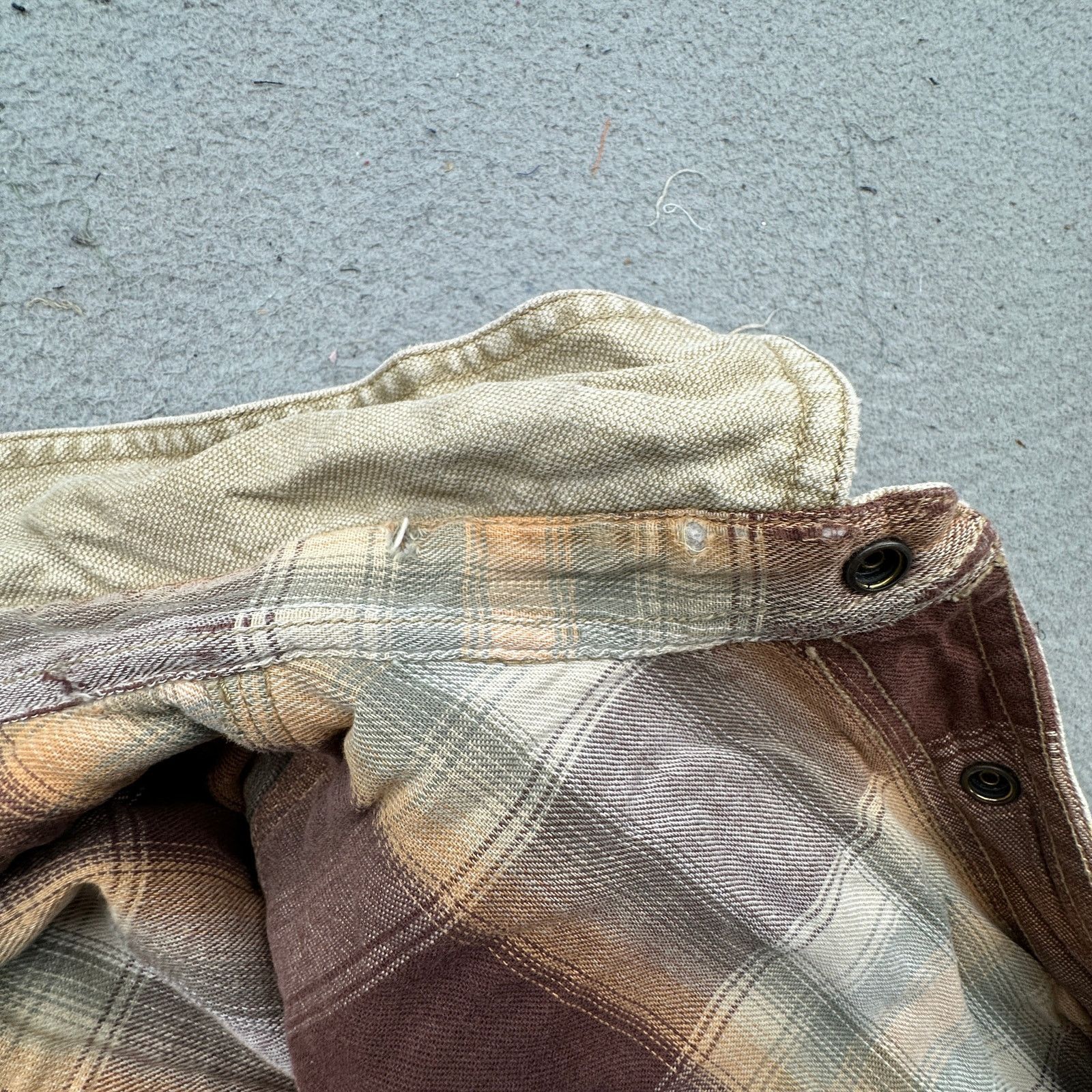 L.L. Bean LL Bean Flannel Lined Canvas Button Shirt Shacket Jacket XL Size US XL / EU 56 / 4 - 11 Thumbnail