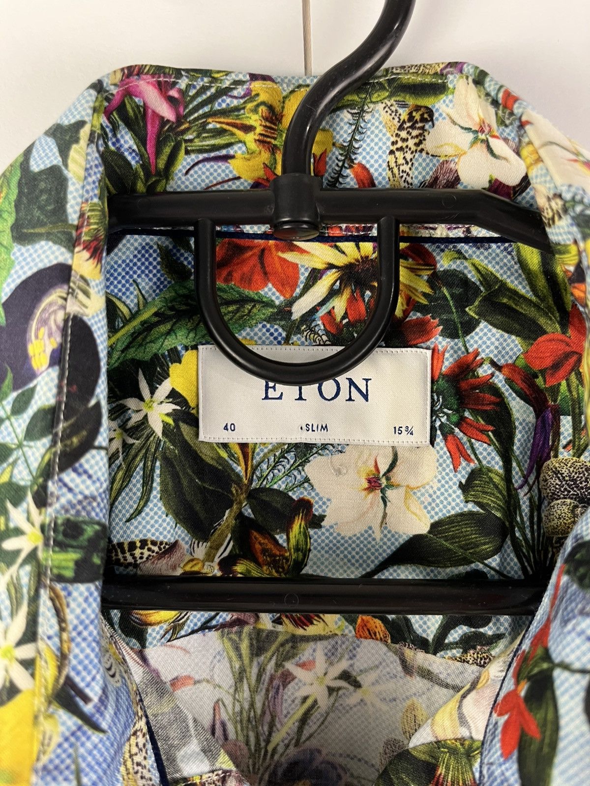 Eton Eton Luxury Cotton Floral Long Sleeve Shirt Button Up Size US M / EU 48-50 / 2 - 6 Thumbnail
