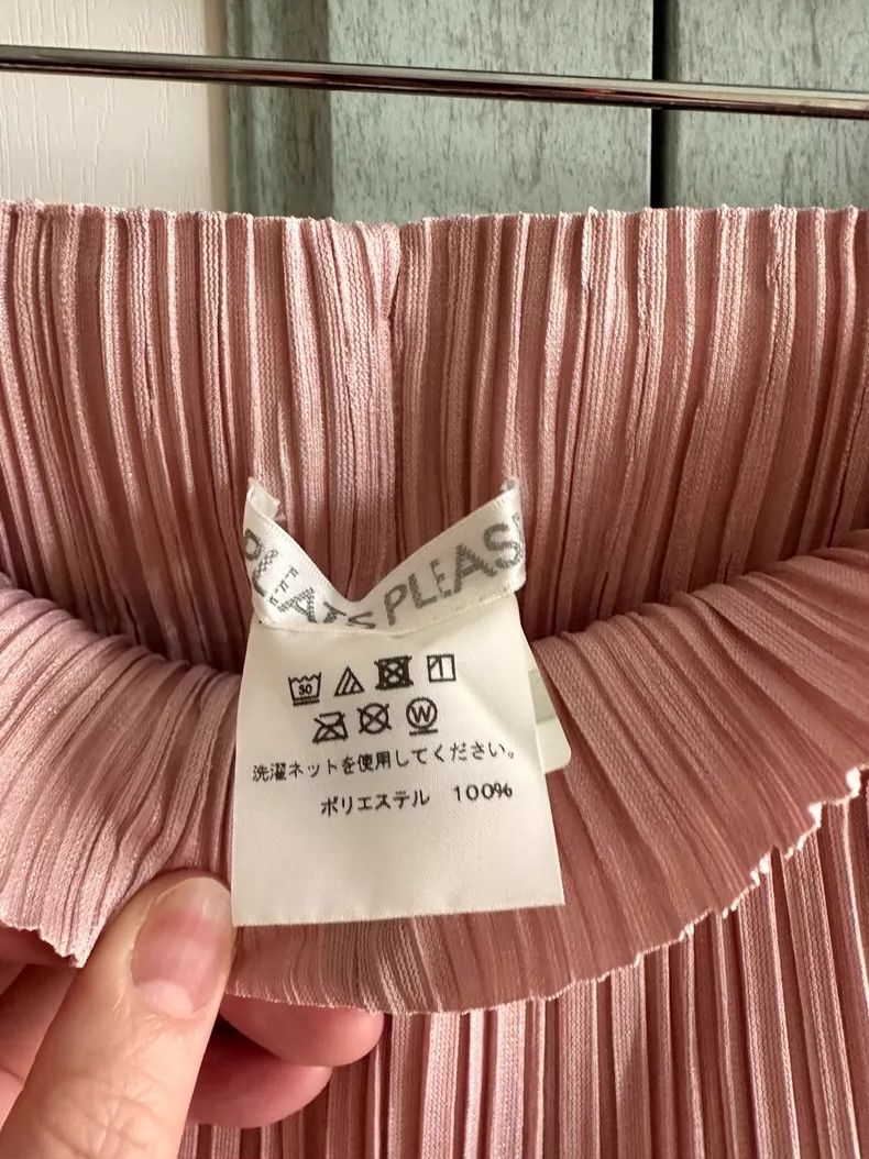 Issey Miyake Issey Miyake size:2 Pink pleated casual high-waisted skinn Size 31" - 4 Thumbnail
