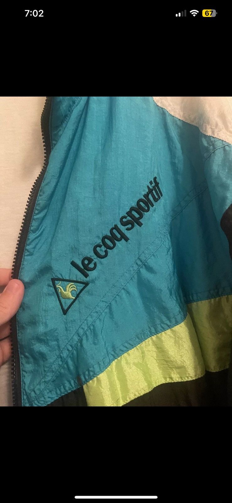 Le Coq Sportif × Vintage Vintage Le Coq Sportif Windbreaker Full Zip Size US M / EU 48-50 / 2 - 7 Thumbnail