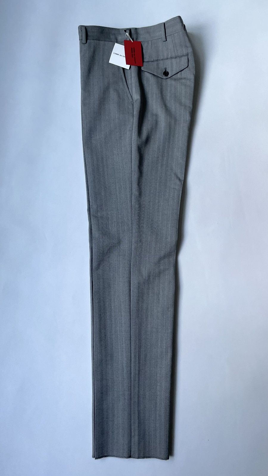Comme des Garcons A/W 07 Herringbone Wool Trousers Size US 32 / EU 48 - 18 Thumbnail