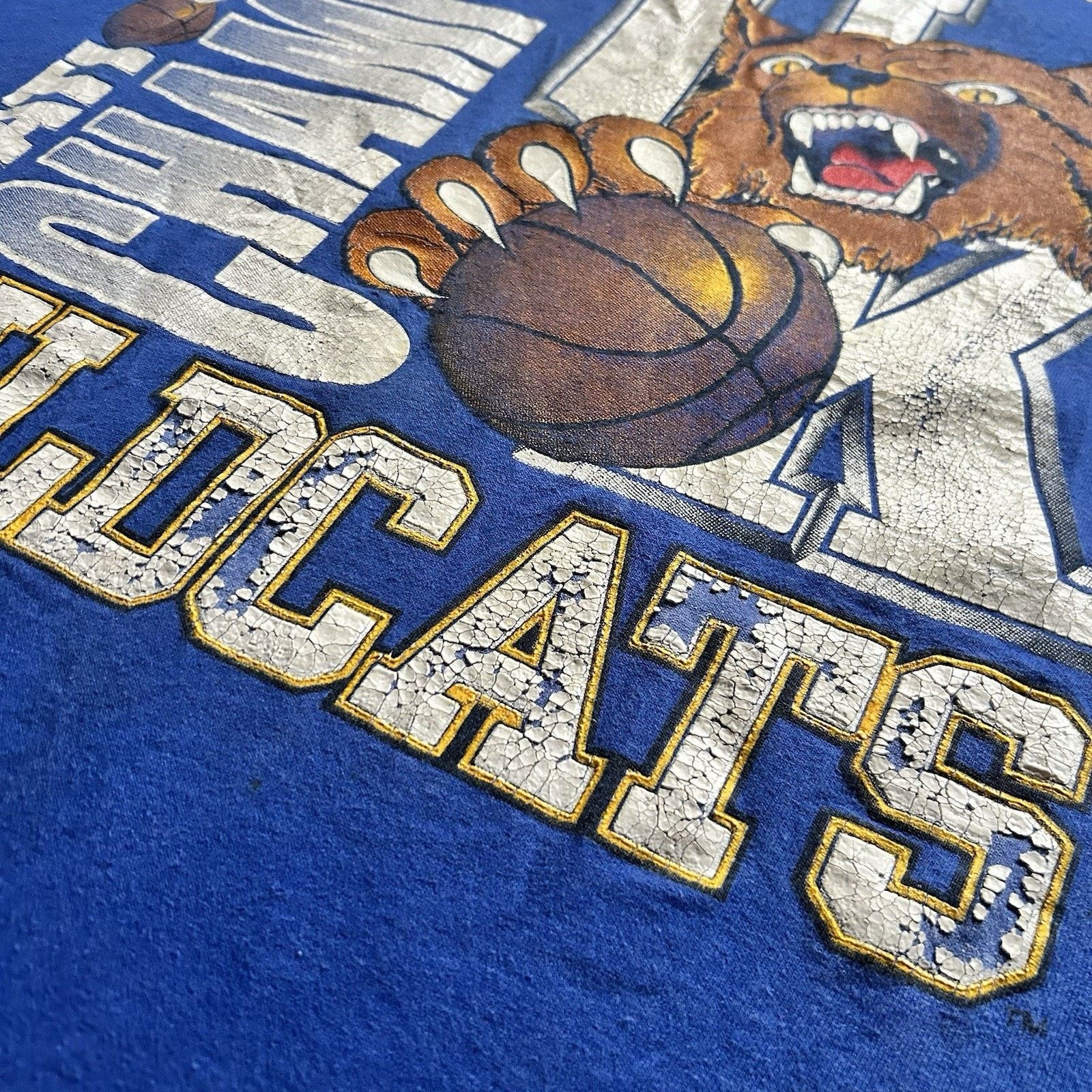 Jerzees Vintage 90s Kentucky Wildcats NCAA Basketball Shirt XL Rare Size US XL / EU 56 / 4 - 6 Thumbnail