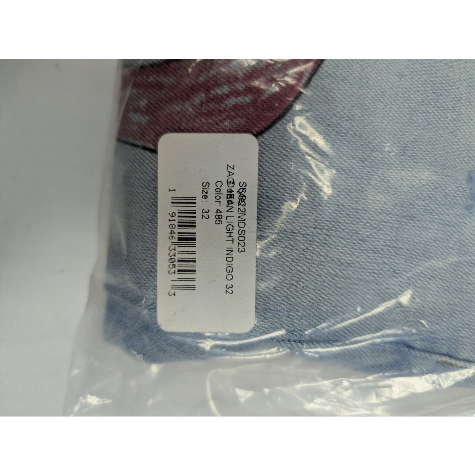 Amiri o1rshd1 Zig Zag Jean Denim Jeans in Light Indigo Size US 32 / EU 48 - 23 Thumbnail