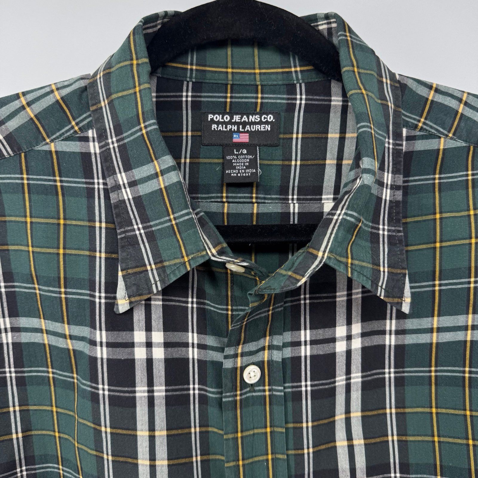 Polo Ralph Lauren Polo Jeans Co Ralph Lauren Mens Shirt L Long Sleeve Button Size US L / EU 52-54 / 3 - 2 Thumbnail