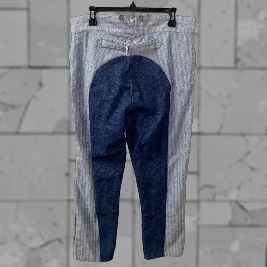 Denime Mens Blue Denim Jeans Button Fly Western Style 36 X 28 Jeans Mens Regular Western Denim Blue 36 X 28 Size US 36 / EU 52 - 1 Thumbnail