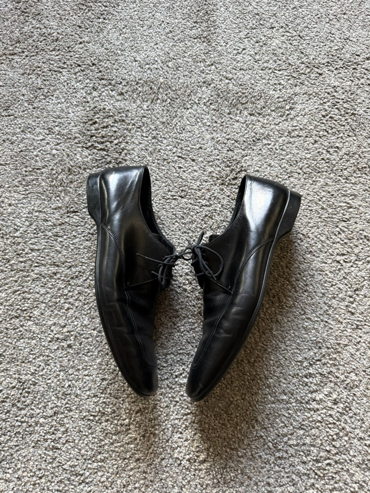 Prada Prada Leather Derby Shoes / Minimal Dress Shoes Size US 10 / EU 43 - 1 Thumbnail