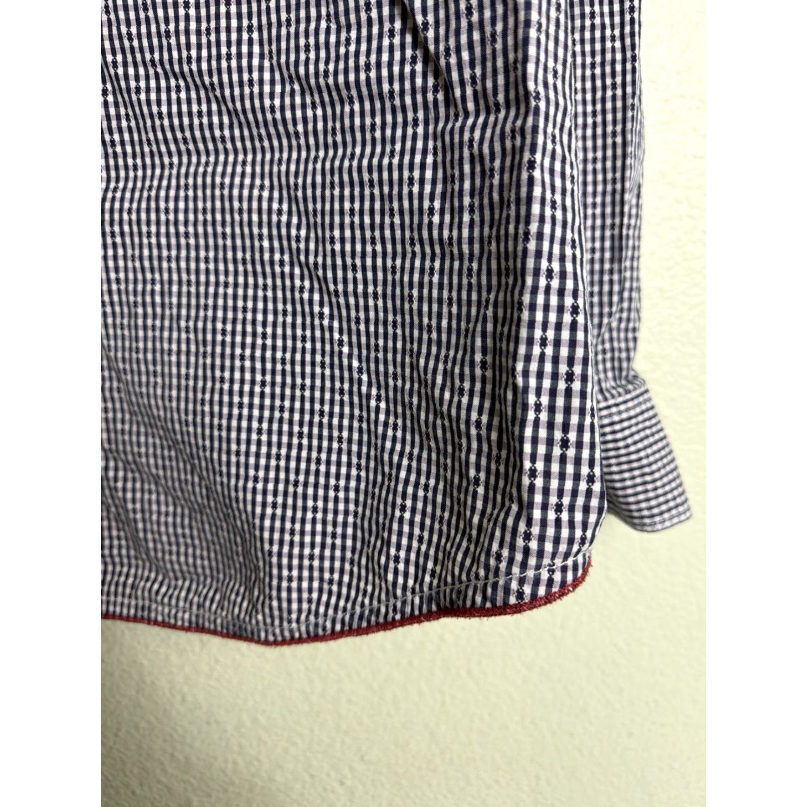 Tommy Bahama Tommy Bahama Button-Up Shirt XL Mens Striped Blue Gray Flip Cuff Size US XL / EU 56 / 4 - 7 Thumbnail