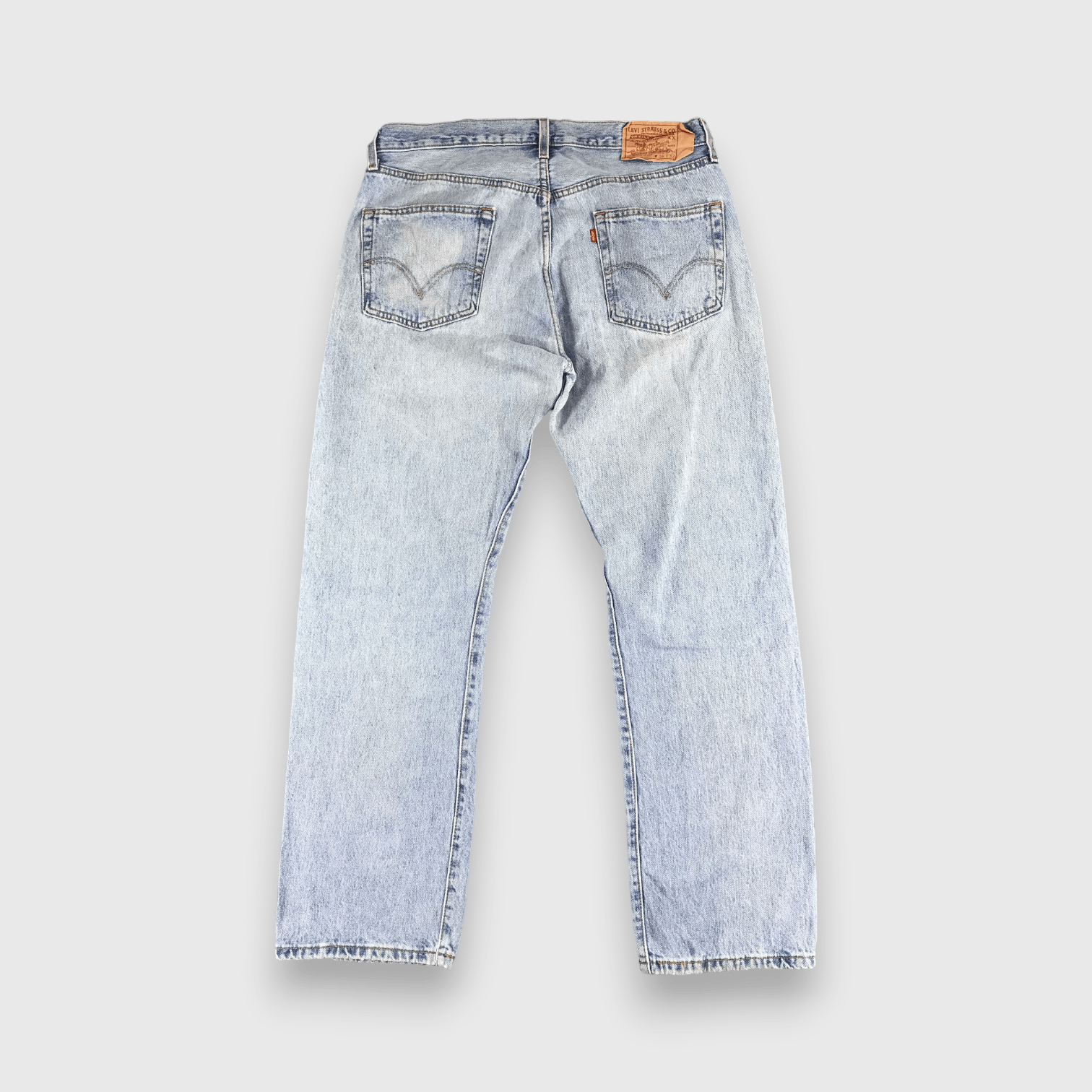 Levi's Vintage Levis 501 Jeans Levi's Faded Blue Denim -J418 Size US 35 - 2 Thumbnail