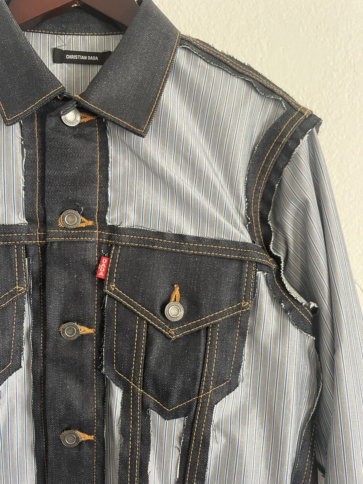 Christian Dada Christian Dada Denim Shirt Jacket Size US S / EU 44-46 / 1 - 4 Thumbnail