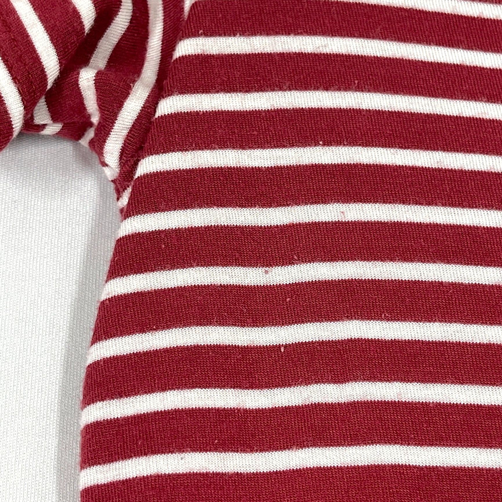 Vintage American Eagle Top Womens M Medium Red White Striped Viscose Pilling T-Shirt Short Sleeve Pullover Casual Basic Knits Mens Womens Boys Girls Size M / US 6-8 / IT 42-44 - 5 Thumbnail