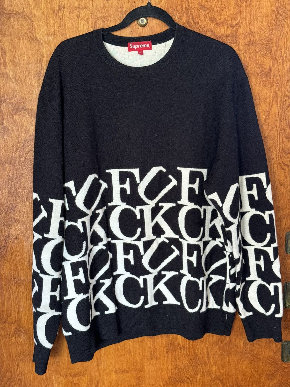 Supreme Fuck Sweater (SS22) Black