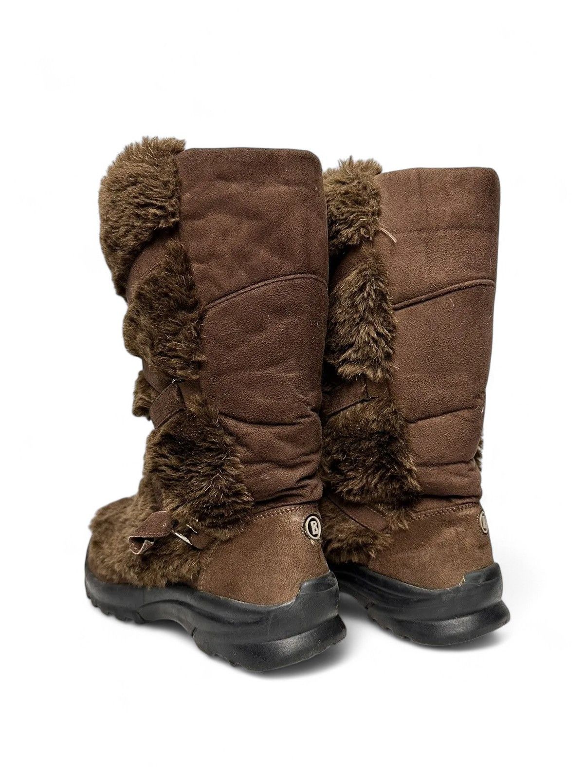 If Six Was Nine Classic Brown Leather Vintage Boots Y2K Minimal Look Size US 8 / EU 41 - 5 Thumbnail