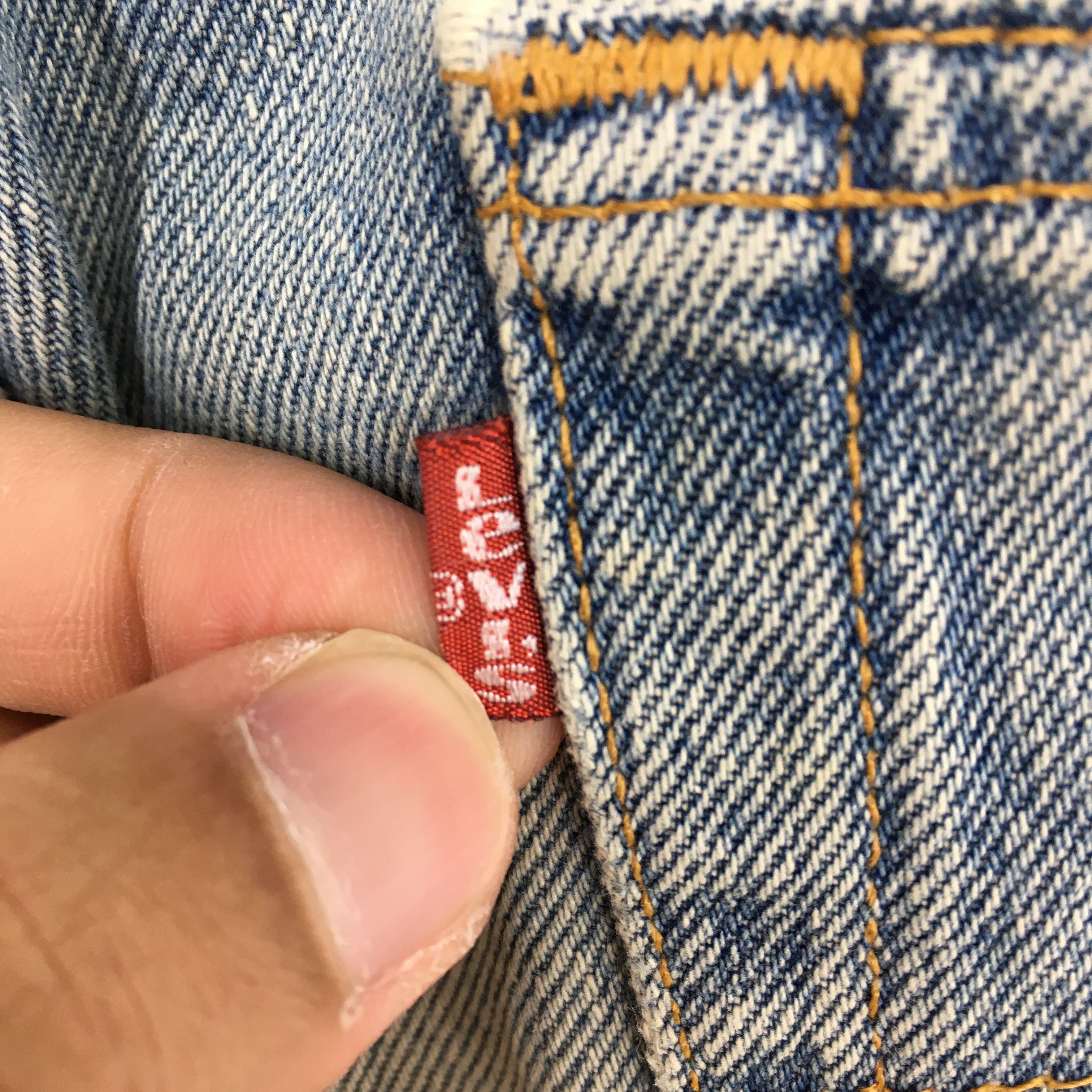 Levi's Size 27x31.5 Vintage 90s Levi's 501 Faded Blue Jeans S1865 Size 27" / US 4 / IT 40 - 13 Thumbnail