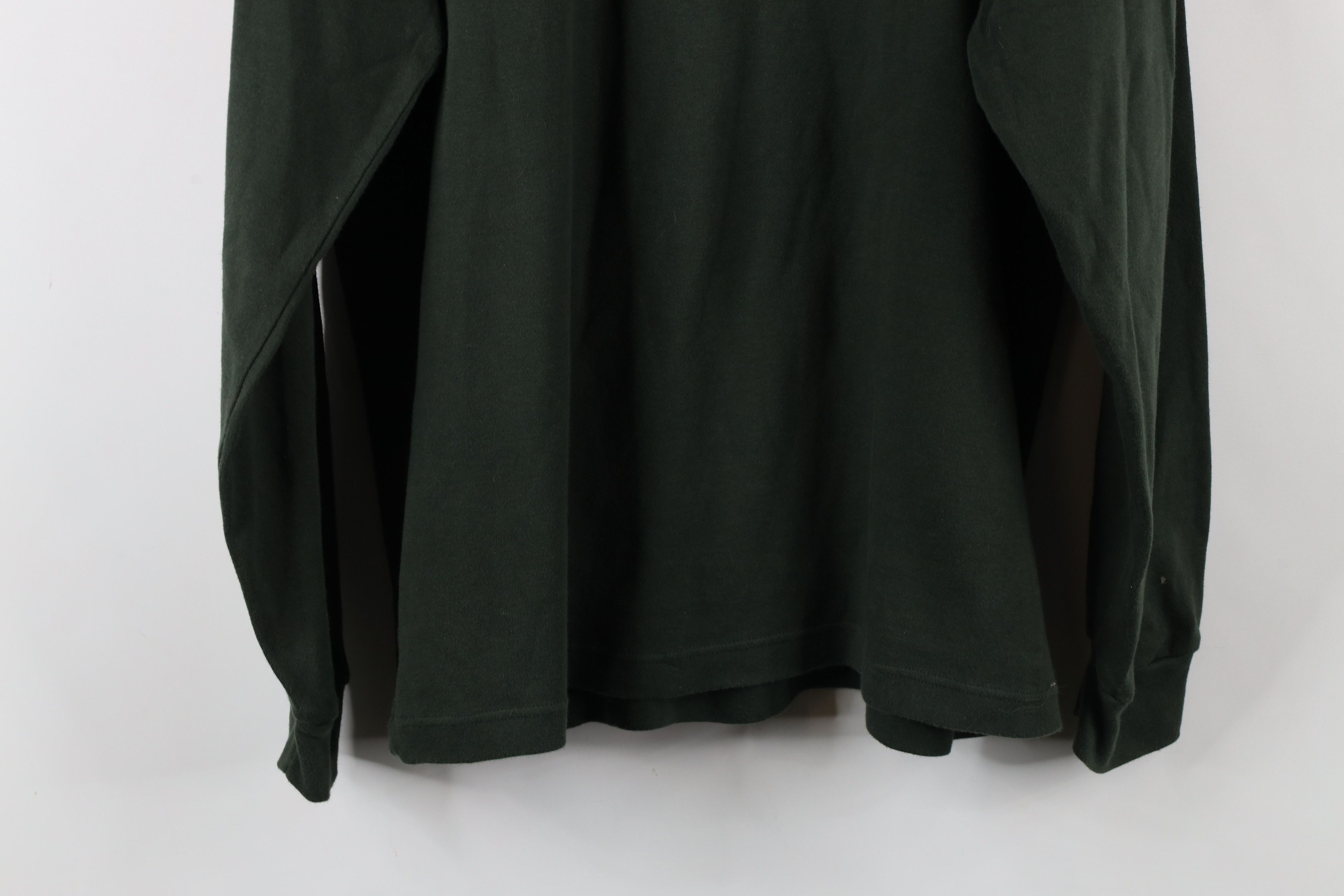 Vintage × Woolrich Woolen Mills Vintage 90s Woolrich Blank Mock Neck Long Sleeve T-Shirt USA Size US L / EU 52-54 / 3 - 12 Thumbnail