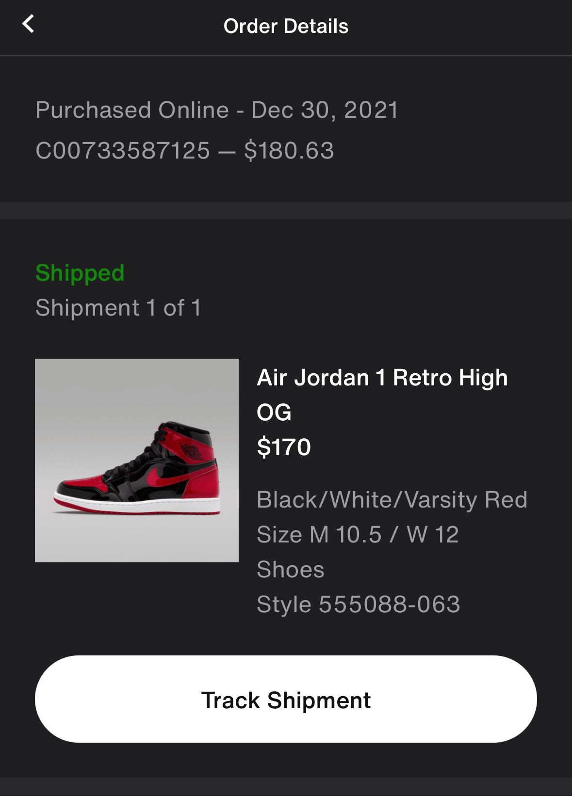 Jordan Brand Air Jordan 1 High OG “Patient Bred” Size US 10.5 / EU 43-44 - 14 Thumbnail
