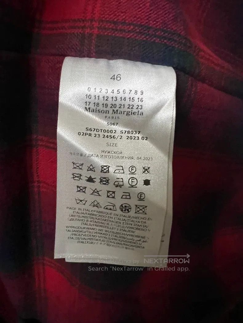 Maison Margiela Martin Margiela Men's Jacket with Plaid Design. Size US M / EU 48-50 / 2 - 7 Thumbnail
