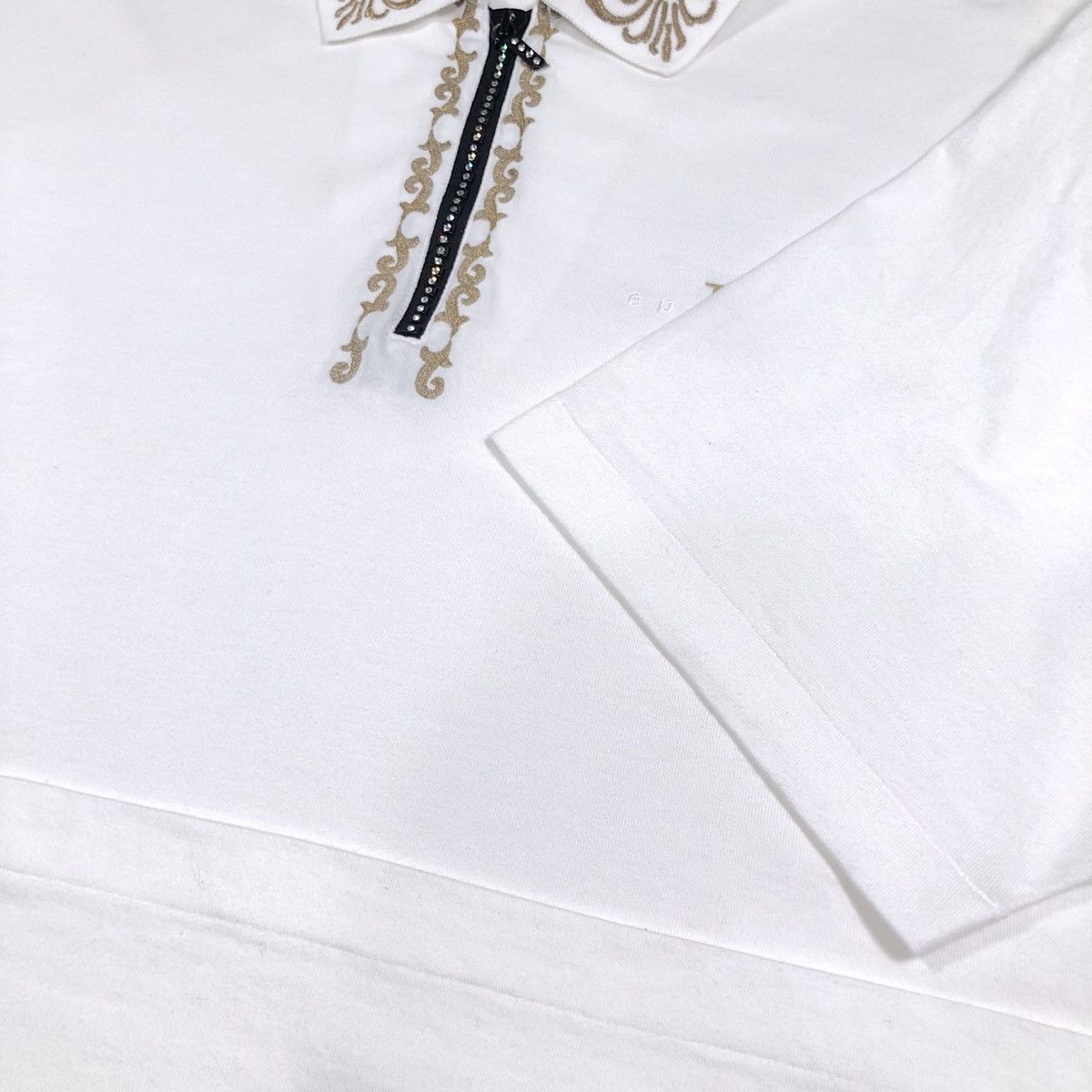 Swarovski Vintage Swarovski x Epicure Japan Single Stitch Half Zip Size US XL / EU 56 / 4 - 12 Thumbnail