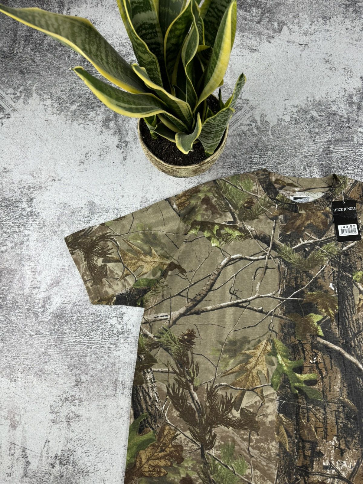Realtree Vintage NEW Camo Realtree Thick Jungle Army Y2K T Shirt Tee Size US XXL / EU 58 / 5 - 4 Thumbnail