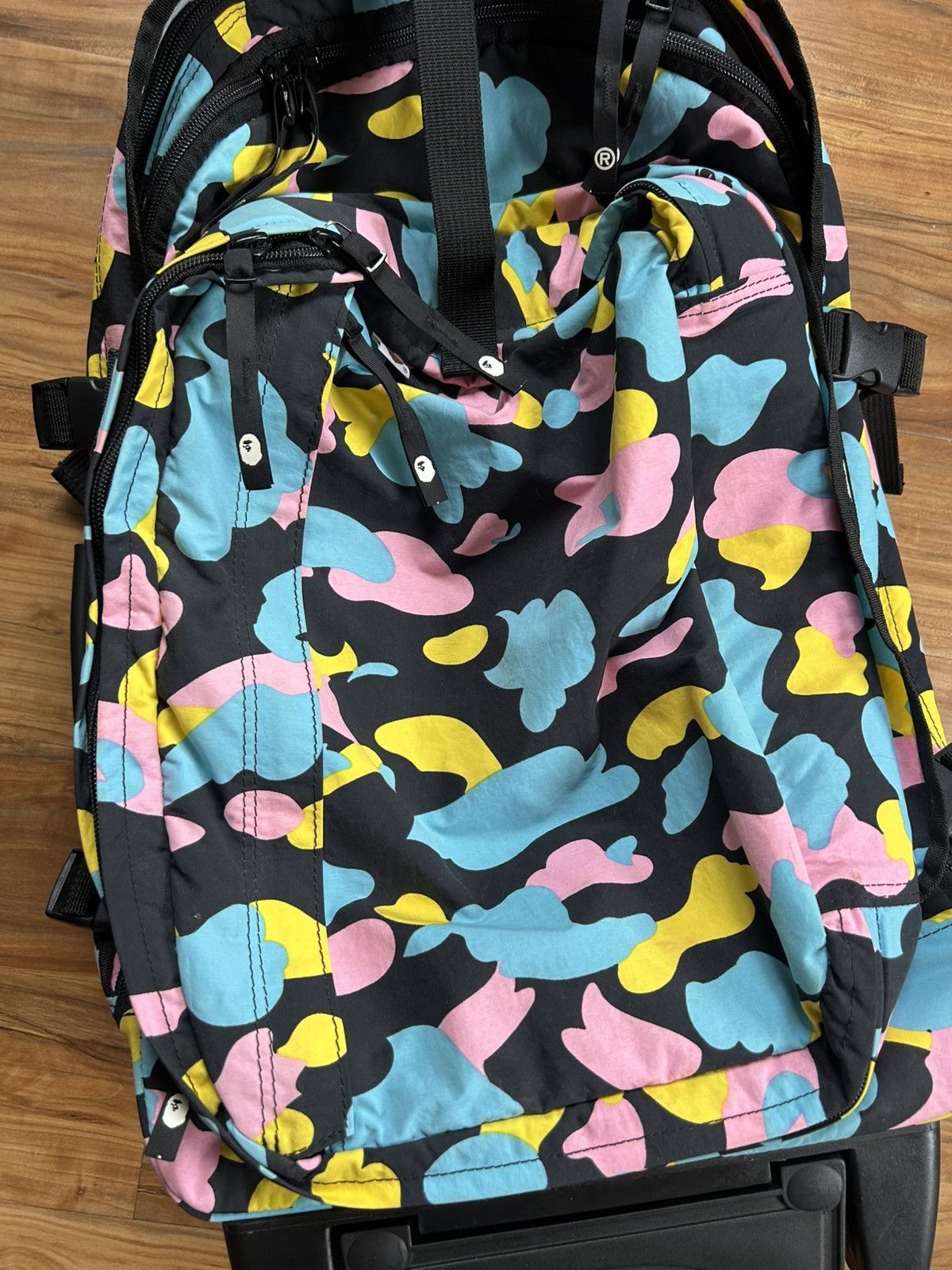 Bape RARE Bape Cotton Candy Camo Suitcase Size ONE SIZE - 7 Thumbnail