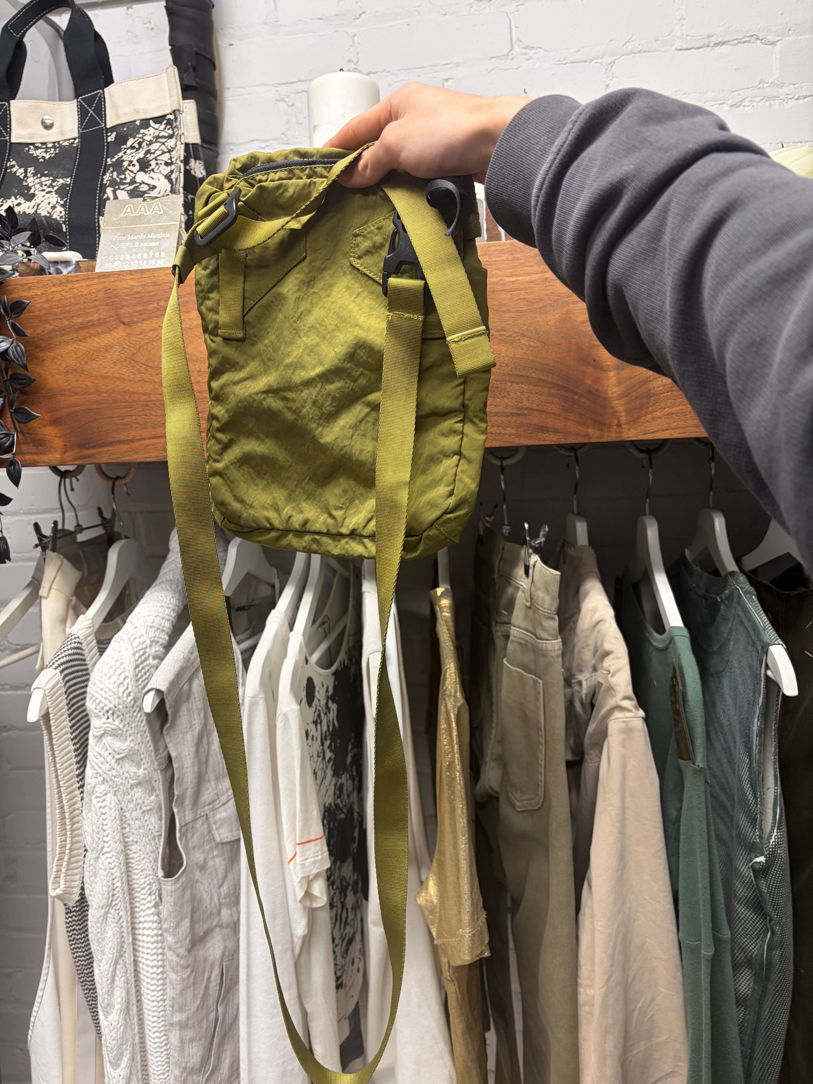 Other C.P. Company Green Nylon Crossbody Sling Bag Size ONE SIZE - 4 Thumbnail