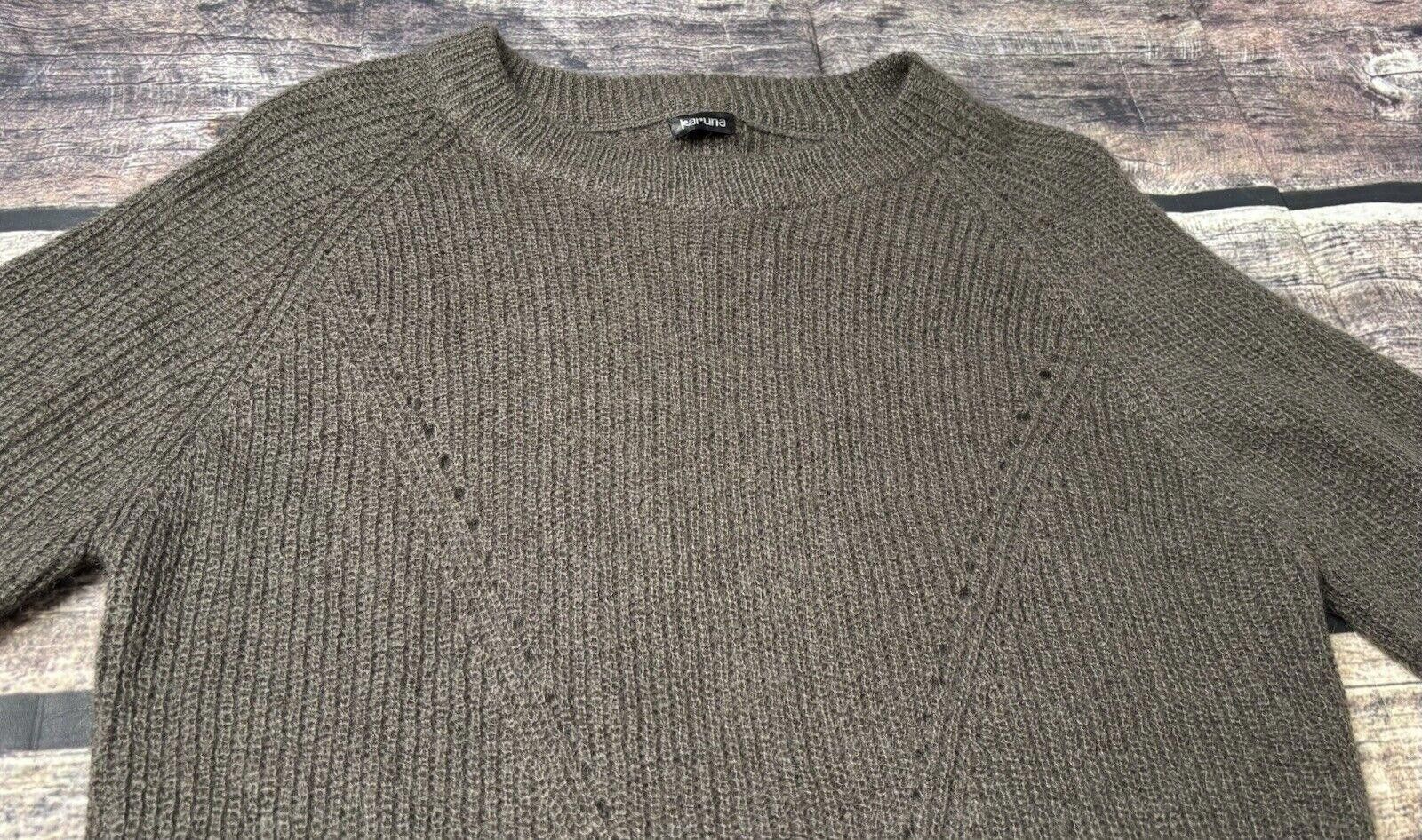 Other Karuna Sweater Dress Women's Large Chunky Knit Mohair Blend Size L / US 10 / IT 46 - 5 Thumbnail