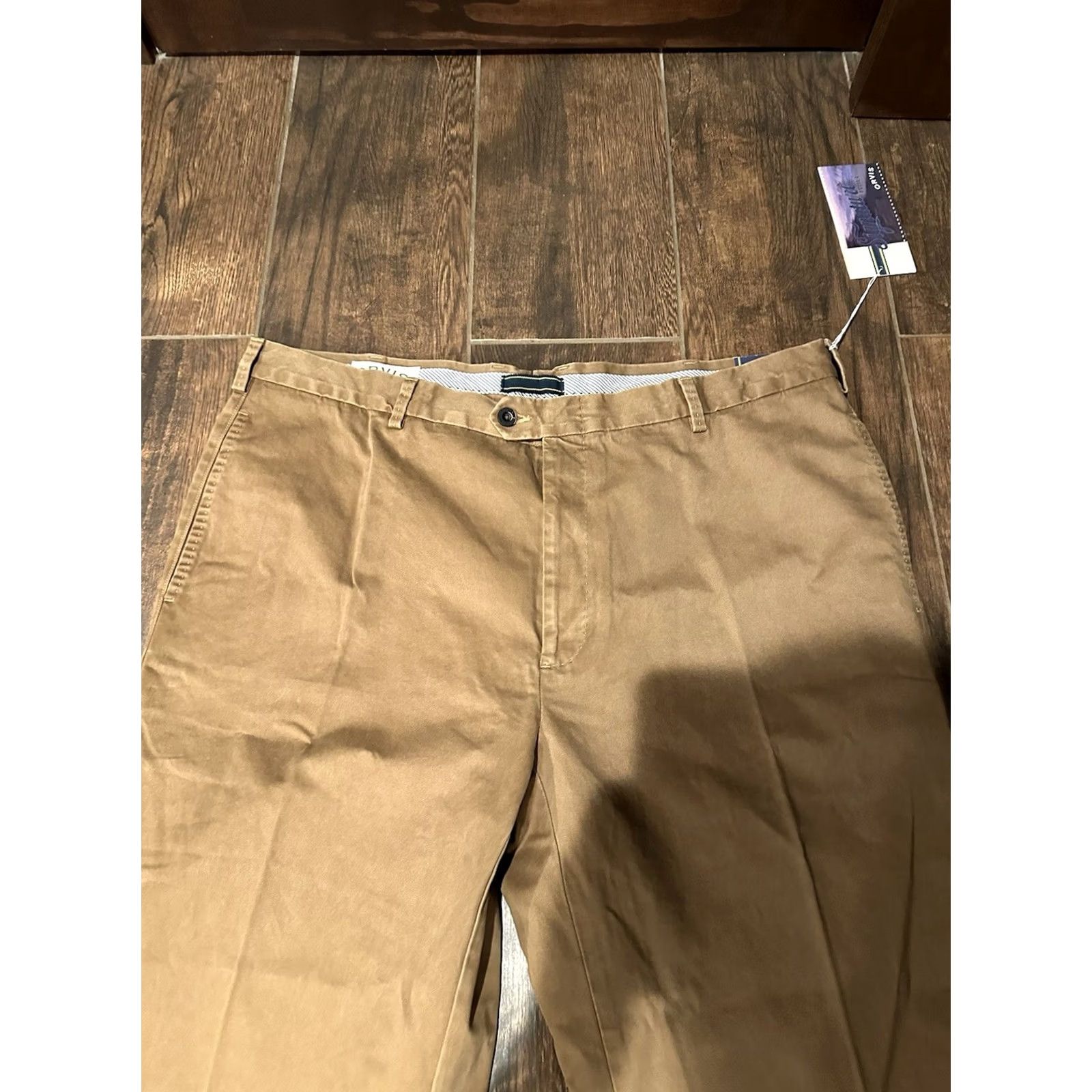 Orvis NWT Orvis Signature Flat Front Brown Twill Chinos Casual Pants Mens Size 42 Brown 100% Cotton Regular Chino Signature Khaki Mens 42x30 Size US 42 / EU 58 - 4 Thumbnail