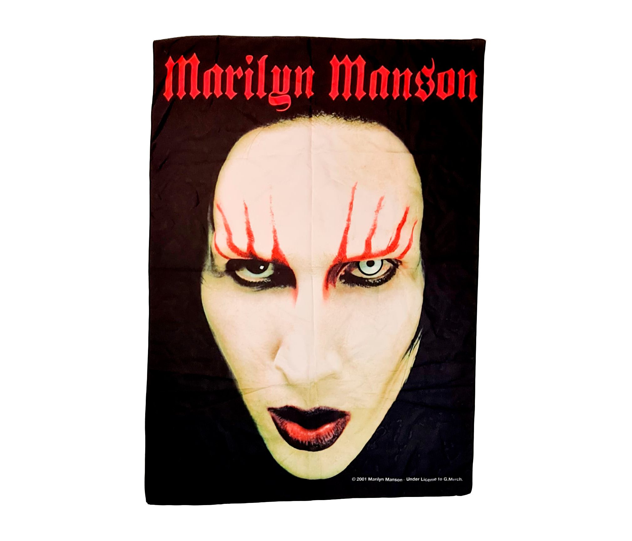 Other Marilyn Manson face flag 75x105cm Vintage Rare Size ONE SIZE - 1 Thumbnail