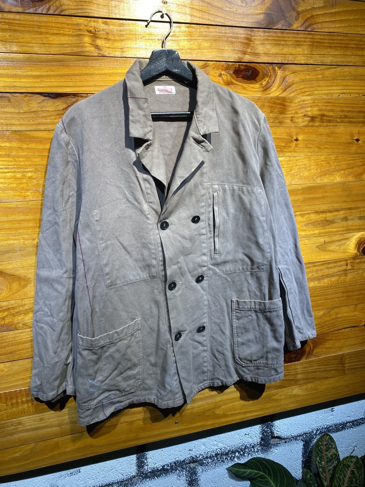HOLLYWOOD RANCH MARKET Vintage Mr. Freedom Chore Jacket – Workwear Heritage Canvas Size US M / EU 48-50 / 2 - 5 Thumbnail