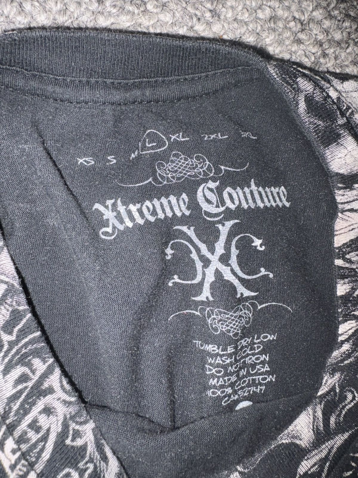 Affliction Xtreme couture tshirt Size US L / EU 52-54 / 3 - 4 Thumbnail