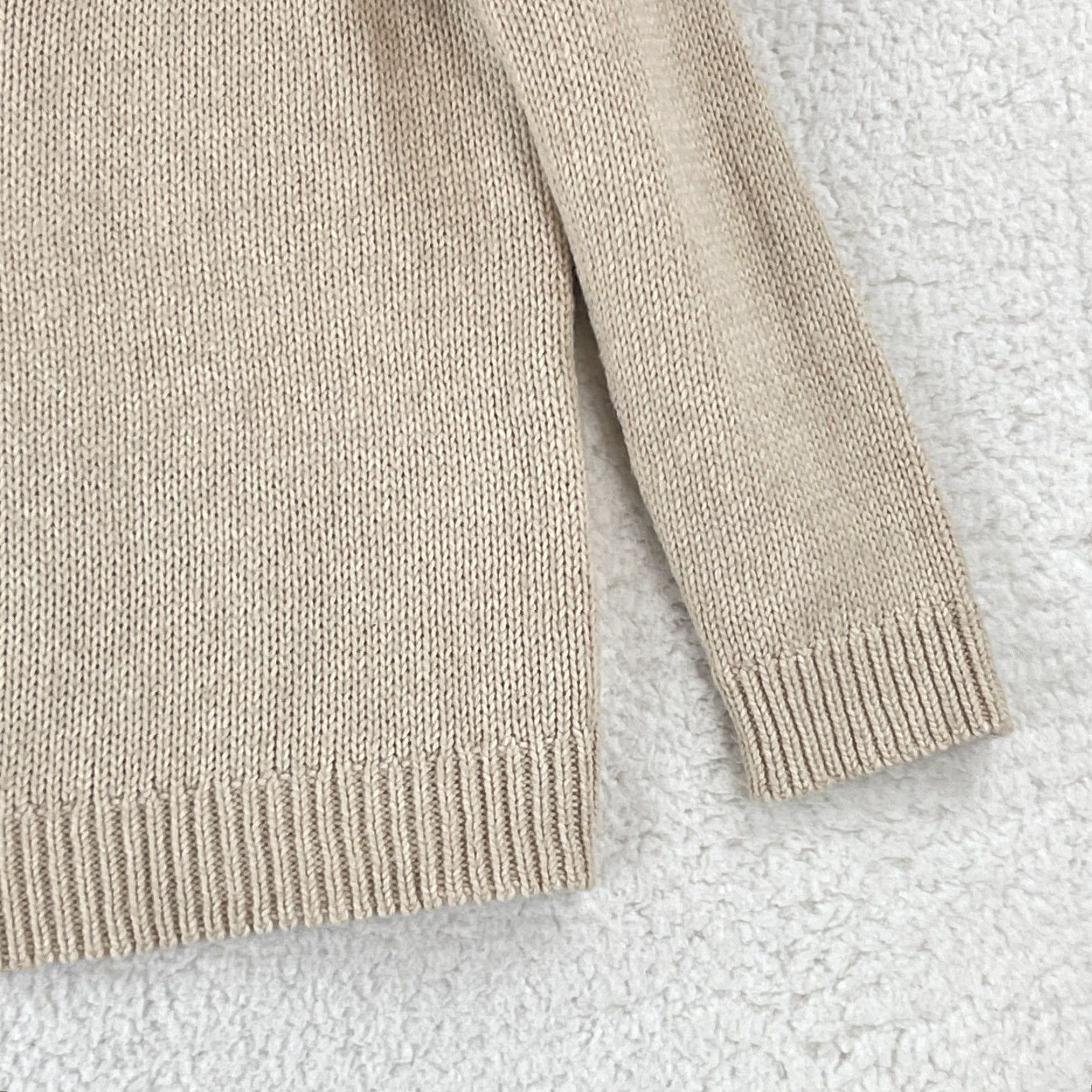 J. Jill J. Jill Petites Ivory Heavy Knit Sweater Womens Cowl Long Sleeve Pullover Size PL Size L / US 10 / IT 46 - 4 Thumbnail