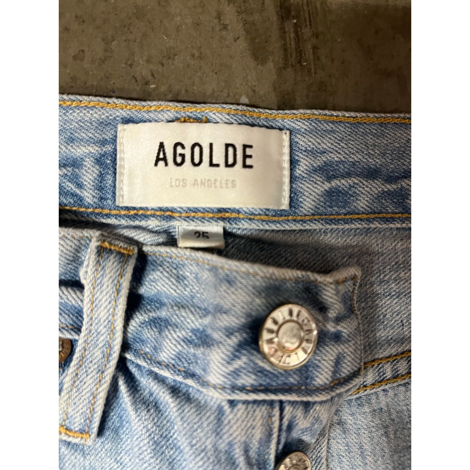 Agolde AGOLDE- RILEY HI RISE STRAIGHT CROP JEAN /25 Size 25" / US 0 / IT 36 - 6 Thumbnail