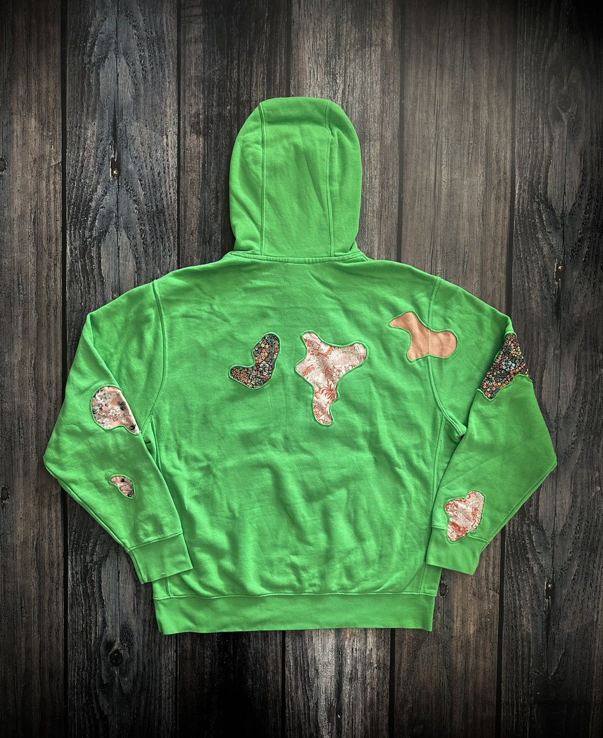 Nike Nike Custom Hoodie Vintage 90s Y2K Reworked Size US L / EU 52-54 / 3 - 5 Thumbnail
