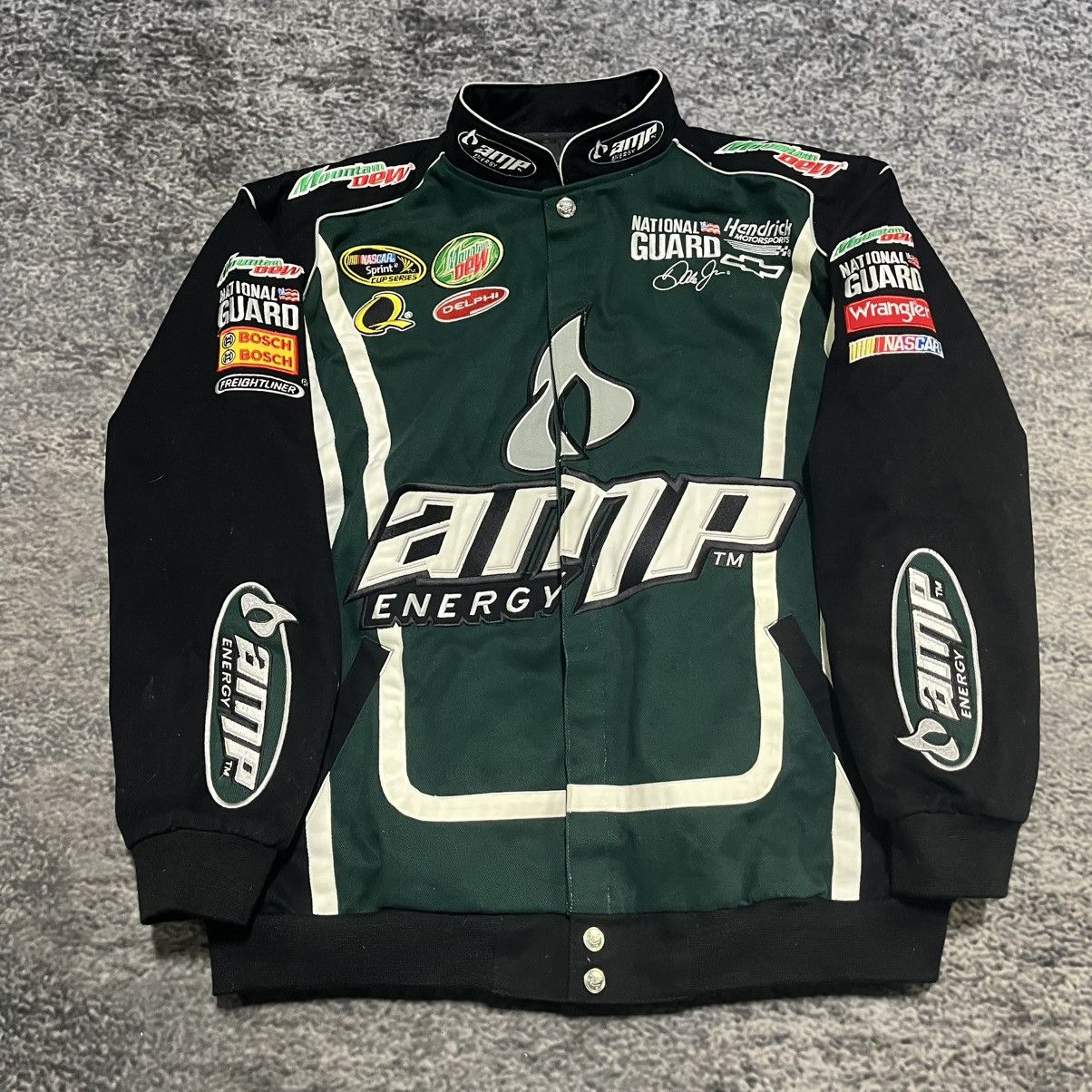 Chase Authentics VINTAGE AMP ENERGY DALE EARNHARDT JR NASCAR RACING JACKET Size US L / EU 52-54 / 3 - 3 Thumbnail