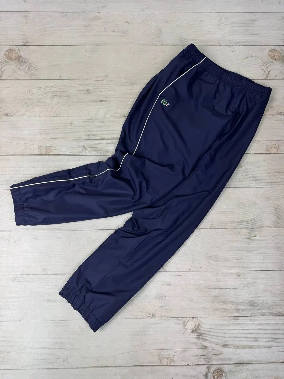Lacoste Vintage Lacoste Track Pants Nylon Striped Y2K Size US 36 / EU 52 - 1 Thumbnail