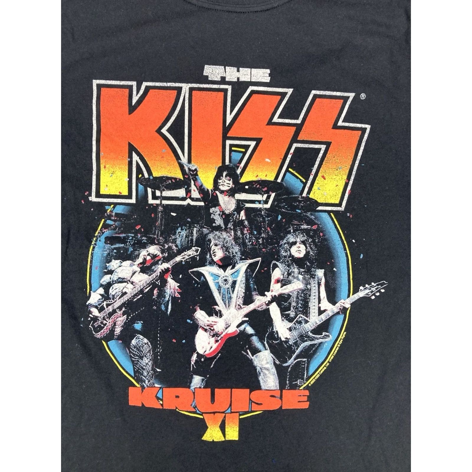 Next Level Kiss Kruise XI Graphic T-shirt Women Small Black Short Sleeve Music Merch 2022 Size S / US 4 / IT 40 - 2 Thumbnail