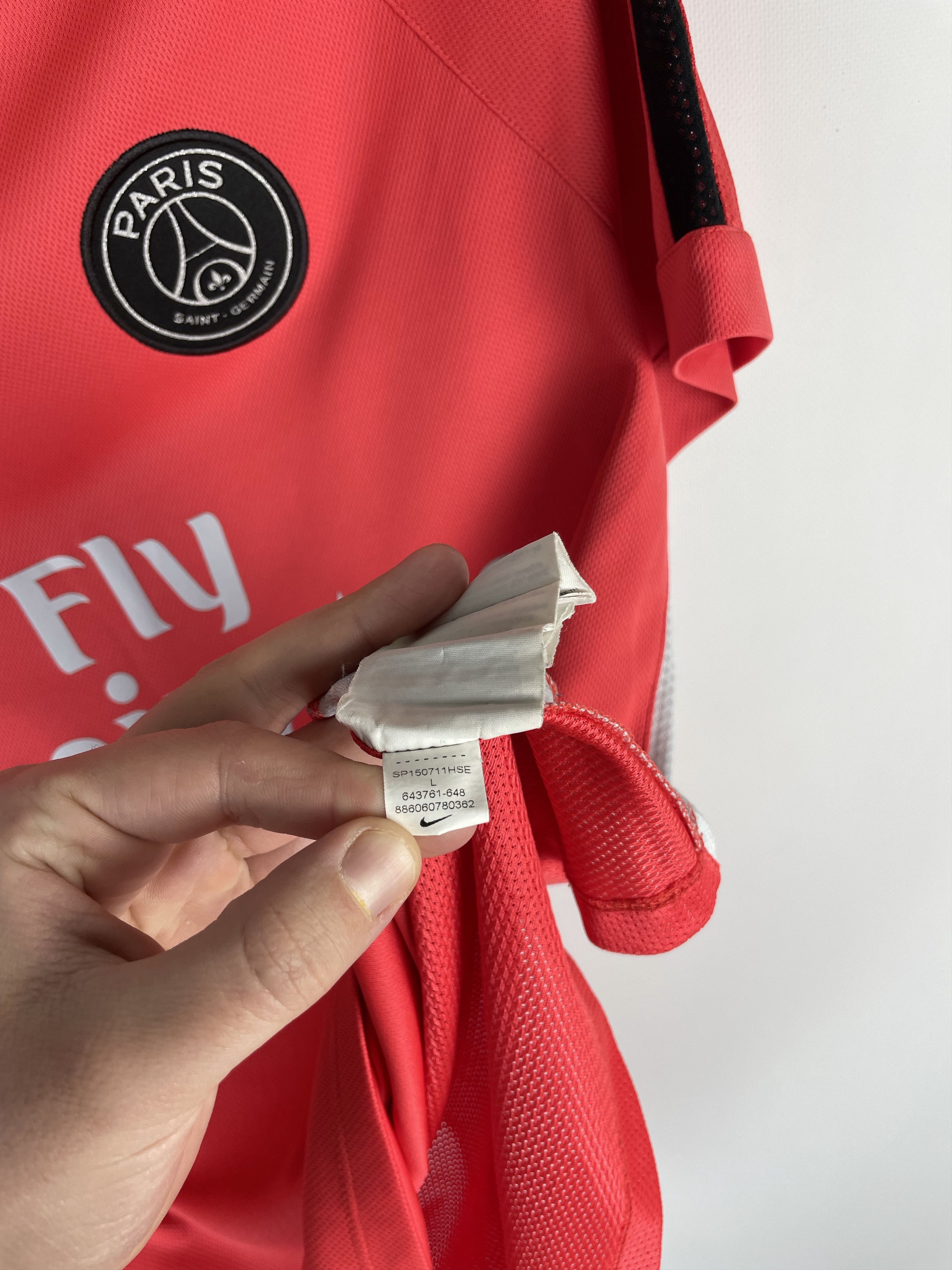 Nike Vintage Nike PSG Soccer Jersey Size US L / EU 52-54 / 3 - 8 Thumbnail