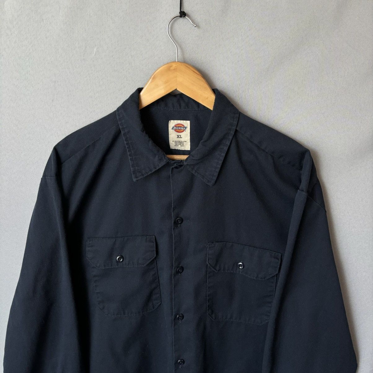 Dickies Dickies shirt button up xl dark blue workwear vintage rare Size US XL / EU 56 / 4 - 2 Thumbnail