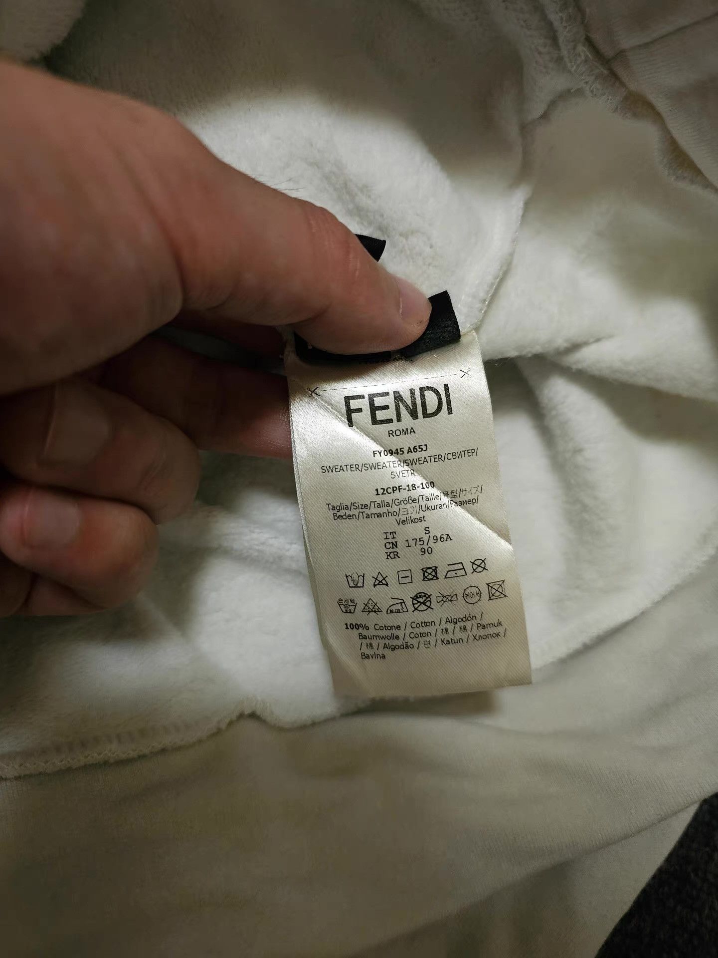 Fendi FENDI hooded sweatshirt Size US S / EU 44-46 / 1 - 7 Thumbnail