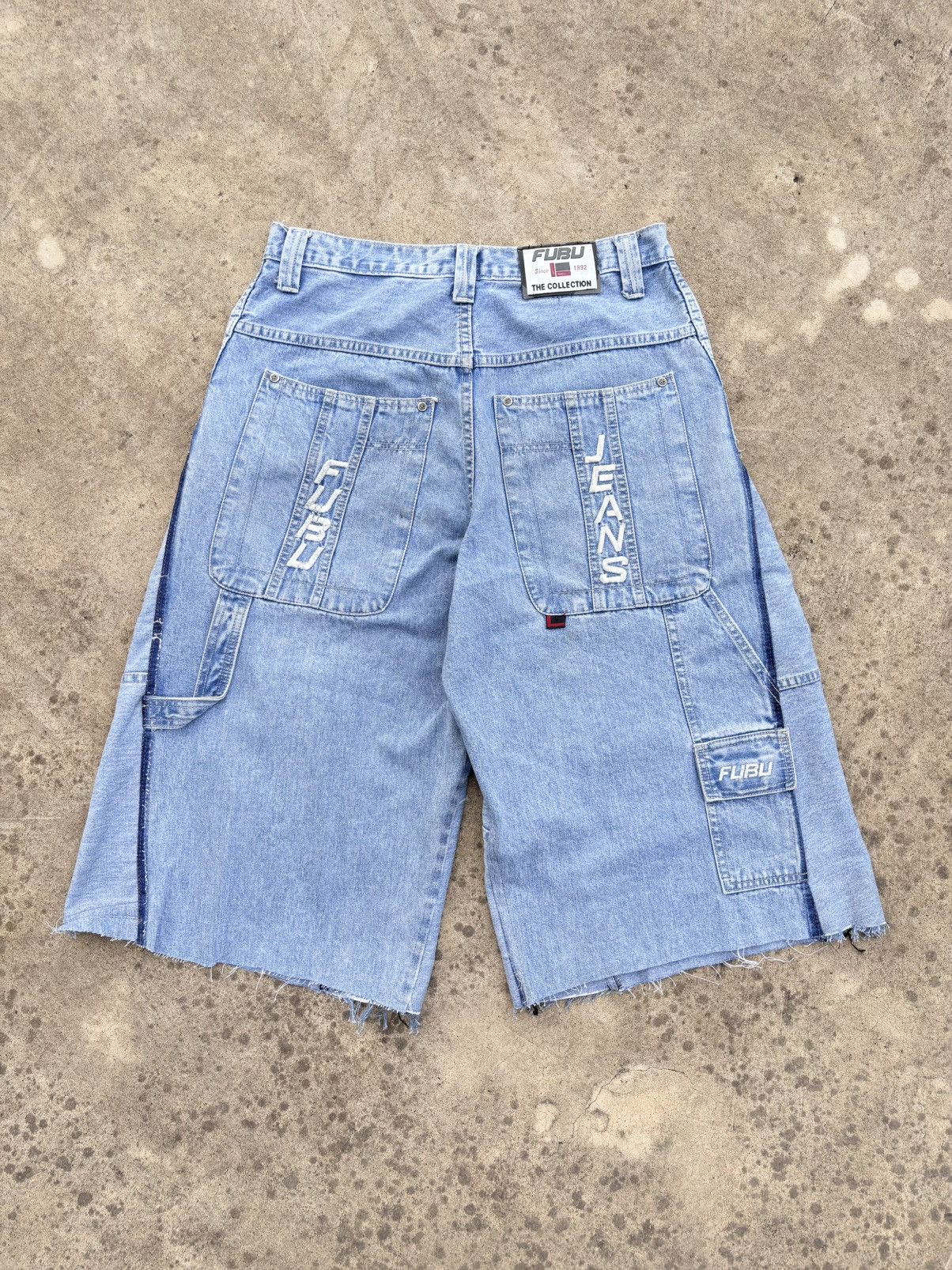 Fubu FUBU Short Jeans Big Bag (Jnco Style) Size US 32 / EU 48 - 1 Thumbnail