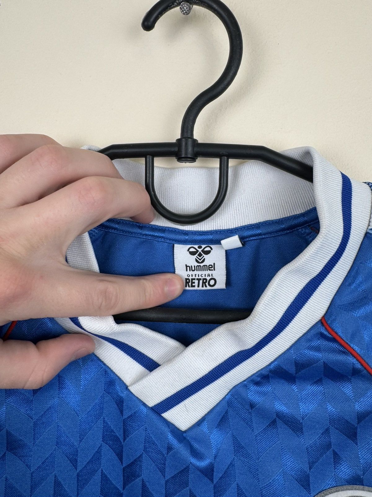 Hummel Hummel Southhampton 1987-89 Jersey Away Remake Soccer S Size US S / EU 44-46 / 1 - 10 Thumbnail